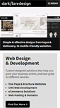 Mobile Screenshot of darkflaredesign.co.uk